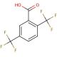 2,5-Bis(trifluoromethyl)benzoic acid (CAS 42580-42-7) - chemical structure image