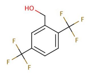 2,5-Bis(trifluoromethyl)benzyl alcohol (CAS 302911-97-3) - chemical structure image