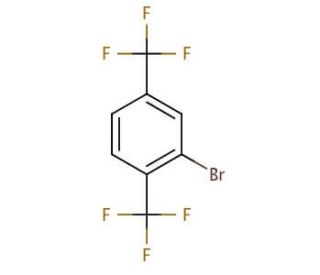 2,5-Bis(trifluoromethyl)bromobenzene (CAS 7617-93-8) - chemical structure image
