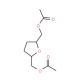 2,5-Bishydroxymethyl Tetrahydrofuran Diacetate (CAS 6973-62-2) - chemical structure image