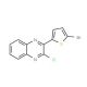 2-(5-Bromo-2-thienyl)-3-chloroquinoxaline (CAS 66078-66-8) - chemical structure image