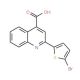 2-(5-bromo-2-thienyl)quinoline-4-carboxylic acid - chemical structure image