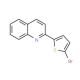 2-(5-Bromothien-2-yl)quinoline (CAS 81216-93-5) - chemical structure image
