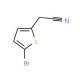 2-(5-bromothiophen-2-yl)acetonitrile (CAS 71637-37-1) - chemical structure image