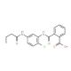 2-{[5-(Butyrylamino)-2-chloroanilino]-carbonyl}benzoic acid - chemical structure image