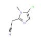 2-(5-chloro-1-methyl-1H-imidazol-2-yl)acetonitrile - chemical structure image