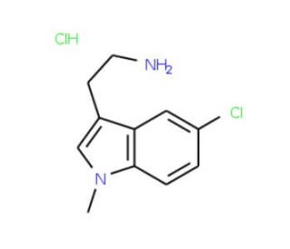 2-(5-Chloro-1-methyl-1H-indol-3-yl)-ethylaminehydrochloride - chemical structure image