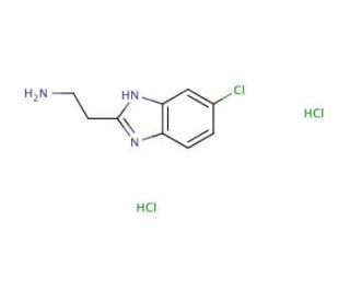 2-(5-chloro-1H-benzimidazol-2-yl)ethanamine dihydrochloride (CAS 91003-86-0) - chemical structure image