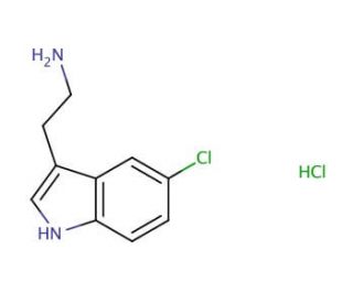 2-(5-chloro-1H-indol-3-yl)ethanamine hydrochloride (CAS 942-26-7) - chemical structure image