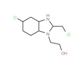 2-[5-chloro-2-(chloromethyl)-1H-benzimidazol-1-yl]ethanol - chemical structure image
