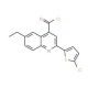 2-(5-chloro-2-thienyl)-6-ethylquinoline-4-carbonyl chloride - chemical structure image