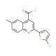 2-(5-chloro-2-thienyl)-6-methylquinoline-4-carbonyl chloride - chemical structure image
