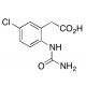 2-(5-Chloro-2-ureidophenyl)acetic Acid (CAS 100666-71-5) - chemical structure image