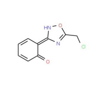 2-(5-Chloromethyl-[1,2,4]oxadiazol-3-yl)-phenol (CAS 90272-96-1) - chemical structure image