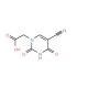 2-[5-Cyano-2,4-dioxo-3,4-dihydro-1(2H)-pyrimidinyl]acetic acid (CAS 56673-29-1) - chemical structure image