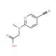 2-[(5-cyanopyridin-2-yl)(methyl)amino]acetic acid (CAS 953890-89-6) - chemical structure image