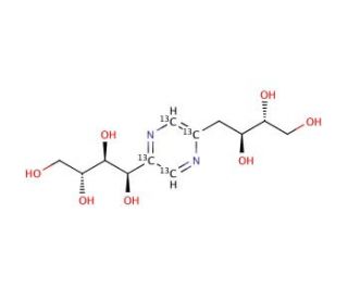 2,5-Deoxyfructosazine-13C4 - chemical structure image