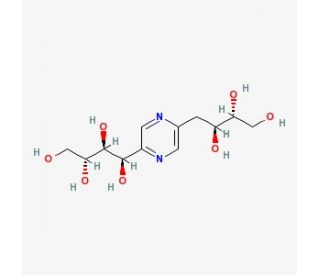2,5-Deoxyfructosazine (CAS 17460-13-8) - chemical structure image
