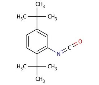 2,5-Di-tert-butylphenyl isocyanate (CAS 480438-99-1) - chemical structure image