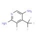 2,5-Diamino-3-fluoro-4-(trifluoromethyl)-pyridine (CAS 675602-90-1) - chemical structure image