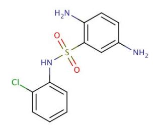 2,5-diamino-N-(2-chlorophenyl)benzenesulfonamide - chemical structure image