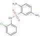 2,5-diamino-N-(2-chlorophenyl)benzenesulfonamide - chemical structure image