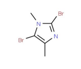 2,5-Dibromo-1,4-dimethyl-1H-imidazole (CAS 850429-58-2) - chemical structure image
