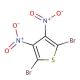 2,5-Dibromo-3,4-dinitrothiophene (CAS 52431-30-8) - chemical structure image