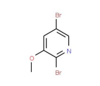2,5-Dibromo-3-methoxypyridine (CAS 1142191-57-8) - chemical structure image