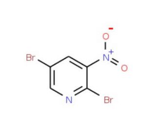 2,5-Dibromo-3-nitropyridine (CAS 15862-37-0) - chemical structure image