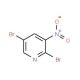 2,5-Dibromo-3-nitropyridine (CAS 15862-37-0) - chemical structure image