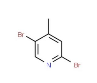 2,5-Dibromo-4-methylpyridine (CAS 3430-26-0) - chemical structure image