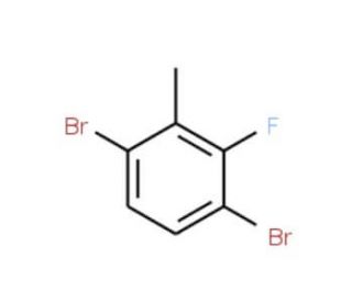 2,5-Dibromo-6-fluorotoluene - chemical structure image