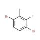 2,5-Dibromo-6-fluorotoluene - chemical structure image
