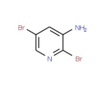 2,5-Dibromo-pyridin-3-ylamine (CAS 90902-84-4) - chemical structure image