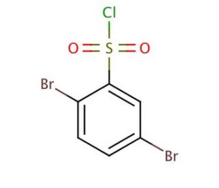 2,5-Dibromobenzenesulfonyl chloride (CAS 23886-64-8) - chemical structure image