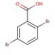 2,5-Dibromobenzoic acid (CAS 610-71-9) - chemical structure image