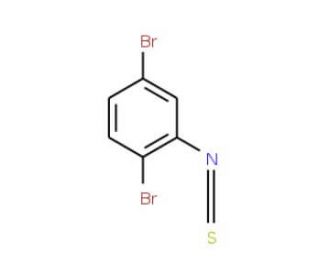 2,5-Dibromophenyl isothiocyanate (CAS 98041-67-9) - chemical structure image