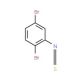 2,5-Dibromophenyl isothiocyanate (CAS 98041-67-9) - chemical structure image
