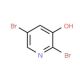 2,5-Dibromopyridin-3-ol (CAS 857429-79-9) - chemical structure image