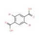 2,5-Dibromoterephthalic acid (CAS 13731-82-3) - chemical structure image