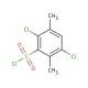 2,5-dichloro-3,6-dimethylbenzenesulfonyl chloride (CAS 854860-52-9) - chemical structure image