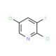 2,5-Dichloro-3-fluoropyridine (CAS 103999-77-5) - chemical structure image