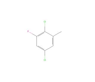 2,5-Dichloro-3-fluorotoluene (CAS 1242339-87-2) - chemical structure image