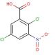 2,5-Dichloro-3-nitrobenzoic acid (CAS 88-86-8) - chemical structure image