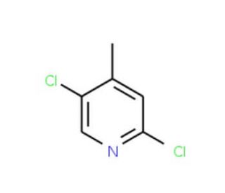 2,5-Dichloro-4-methylpyridine (CAS 886365-00-0) - chemical structure image