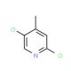 2,5-Dichloro-4-methylpyridine (CAS 886365-00-0) - chemical structure image