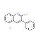 2,5-Dichloro-8-methyl-3-phenylquinoline (CAS 1031928-13-8) - chemical structure image