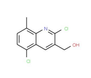 2,5-Dichloro-8-methylquinoline-3-methanol (CAS 1017429-51-4) - chemical structure image