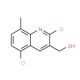 2,5-Dichloro-8-methylquinoline-3-methanol (CAS 1017429-51-4) - chemical structure image